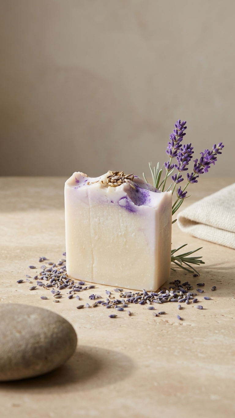 Jabón Hidratante de Lavanda