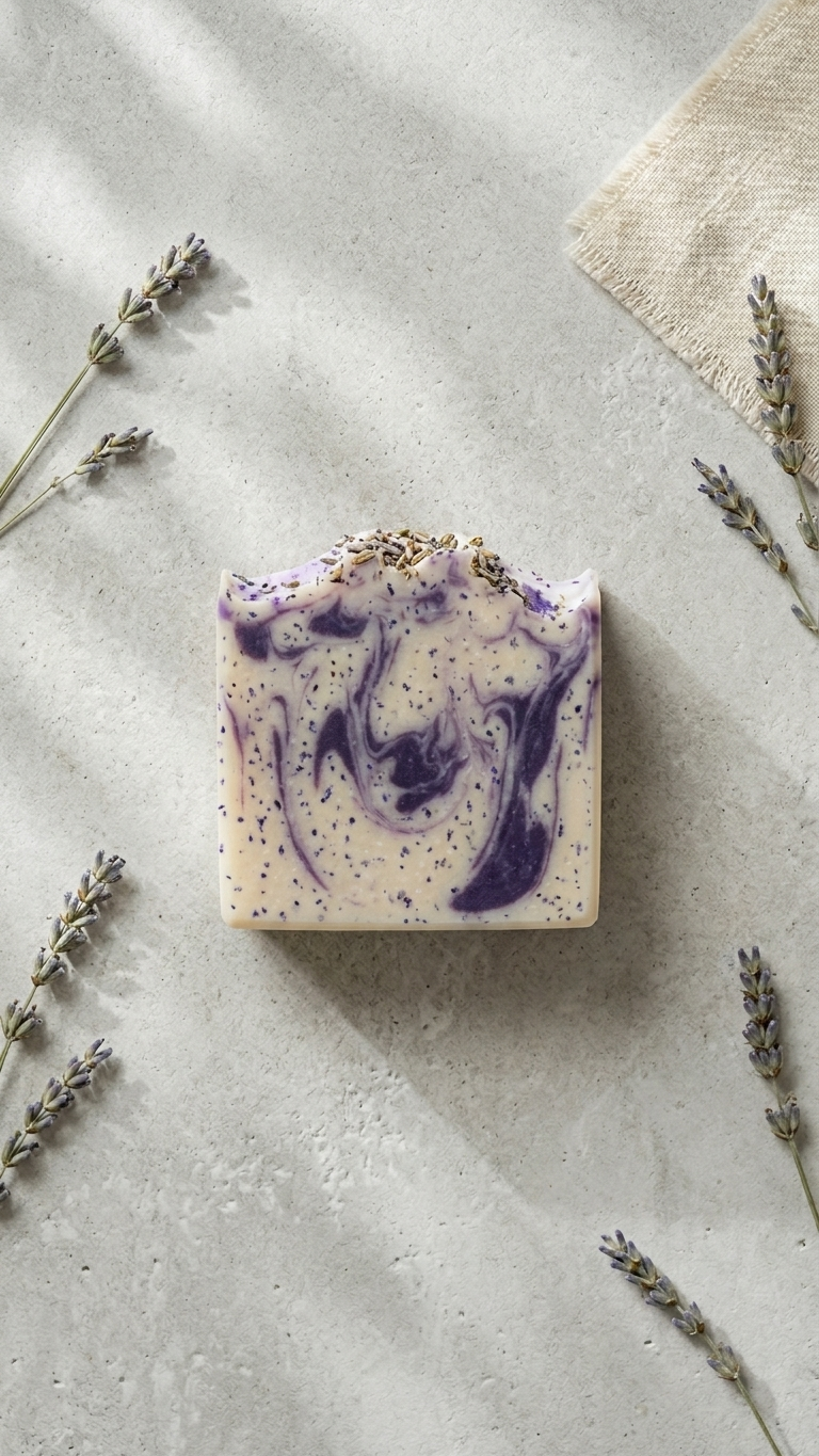 Jabón Hidratante de Lavanda